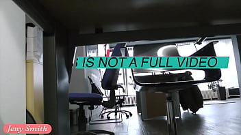 Waiting: Jeny Smith teasing a man bottomless. Flashing tits and pussy with mini skirt