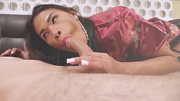 Horny TGirl Carol Penelope Sucks And Fucks Big Fat Penis In Nasty Affair After Steamy Hot Massage - TRANS TABOO