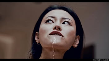 Parasited chicks explodes with slime and orgasms