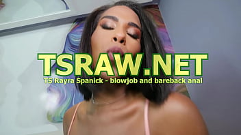 Ebony Tranny Rayra Spanick Blows Dick And Ass Barebacked