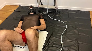 The impossible Cum Challenge #3 - Enema and Pee holding