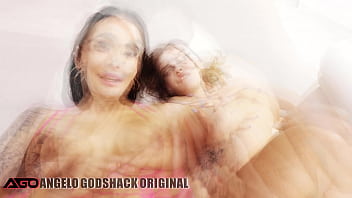 Angels of Hardcore 6on2 Maddy Black &amp_ Ria Sunn, pussy creampie &amp_ swallow