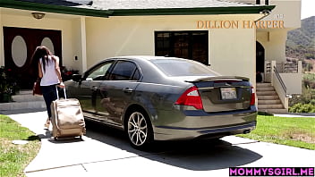 Lesbian MILF stepmom Ariella Ferrera helped lonely big ass teen stepdaughter Dillion Harper after break up