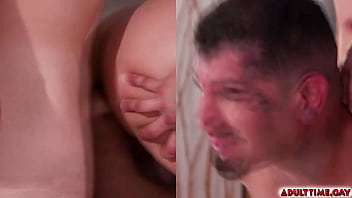 Jeremy Spreadums gets slammed by gay mechanic Michael DelRey'_s huge cock he couldn'_t help but roll his eyes and stick out her tongue panting for more.