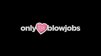 OnlyTeenBlowjobs - Nerdy Ebony Babe Sucks Her Tutor&#039_s Cock