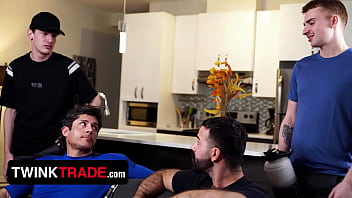 StepDads Rocky Vallarta &amp_ Teddy Torres Have A Plan To Make Their StepSons Loosen Up - Twink Trade