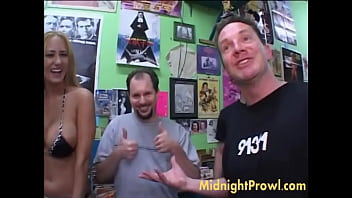 Trina Michaels Blowjob and get fucks with four guys