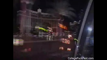 Coed lesbians lick pussy at frat party on their campus