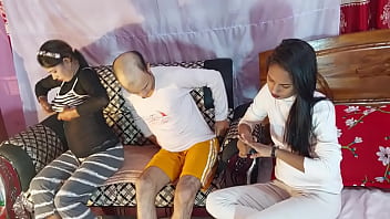 Popy and Sumona and Manik- Two hardcore big tit sluts feasting on some cock Deshi Sex