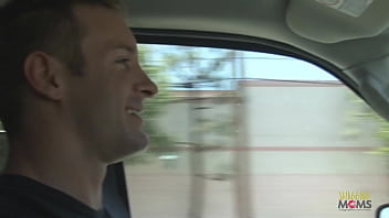 Small tits brunette chick is showing off her sucking and fucking skills