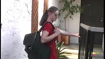 Marie gets a facial after sucking and riding a dick