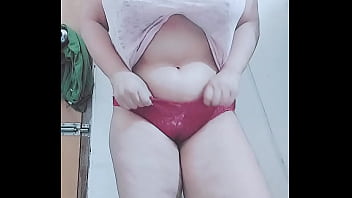 Horny Layla as played with her big tits Fingering pussy