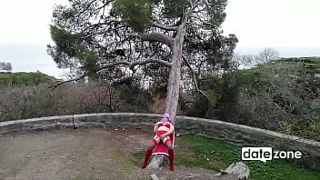 DATEZONE - Ugly fat mature woman fucking in public