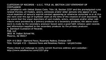 RYMJOB - Rosemary Radeva Threesome Gets First Rimjob