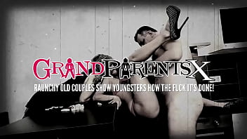 BUSTED! Granny catches Grandpa fucking the maid