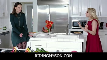 Thanksgiving Orgy Featuring Teen StepDaughter Aften Opal &_ Big Tits MILF StepMom Alix Lynx