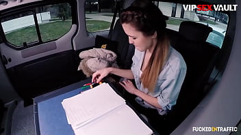 Cindy Shine Has The Chance To Get Banged Good By Her Driver - FUCKED IN TRAFFIC