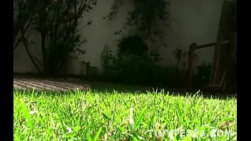 Amateur solo teen Tiny Tessa strips off