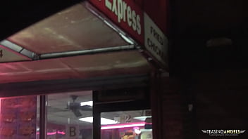 After having a wet dream the skinny ebony sucked and fucked a hard BBC