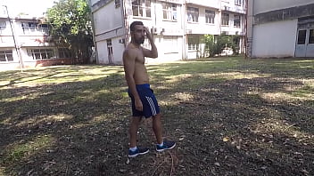 Walking around the park with hot dudes