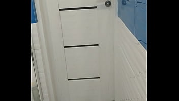 Tranny in sexy leotard and shiny skirt