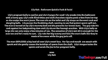 Pregnant amateur Asian girl Lily Koh has hormones completely out of control