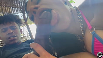 mona azar gets her bush painted pt 2