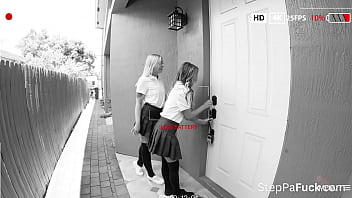 Macy Meadows and Krissy Knight threesome with Sergeant Miles