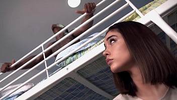 Big Ass Chick (Zuzu Sweet) Has Her Euro Pussy Dicked Down By Black Penis - HORNY HOSTEL