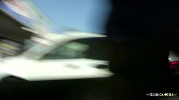 Blonde sweetie gets her wet pussy smashed in the bathroom