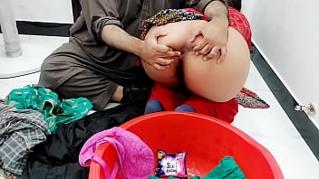 Helping Stepsister In Washing Clothes In Exchange Of Anal Sex With Her Hindi Audio