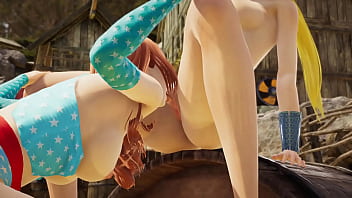 Winx - Bloom and Stella moaning pussy licking