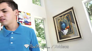 PUREMATURE Busty Mature MILF Bianca Burke Caught Masturbating And Creampied