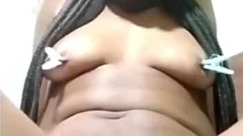 Cyndy Blackslave - Clamps &amp_ Slaps - Training with my Master