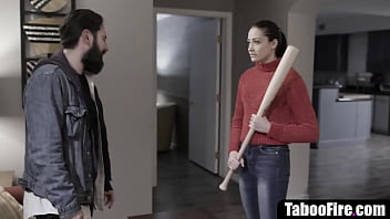 Hot brunette fucked hard by a creep