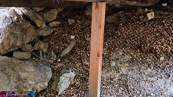 Horny girl gets fucked by neighbor while getting her ball - Erin Electra