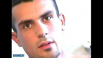 Huge cock guy gets wanked by us despite of him: Greg