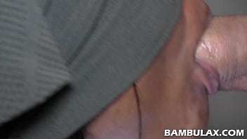 delicate black mouth on my cock makes me cum in mouth