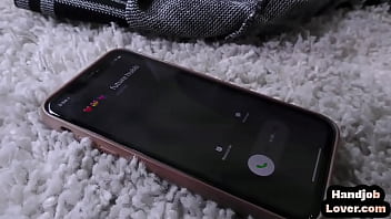 Asian POV teen jerks cock and talks dirty on the phone