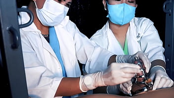 DominaFire Sadistic Nurse Sounding Chastity Slave