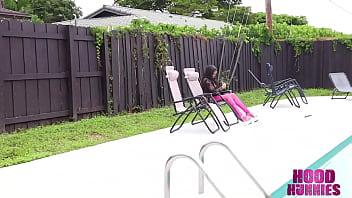 Cute Coed Jordyn Falls Bends over her Big Brown Booty For Hard Black Cock