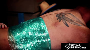 FistingInferno - Hairy Sub Dominated By Muscle Hunks