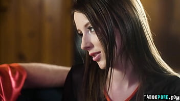 Horny stepdaughter Charly Summer fucks her stepdad while watching tv. Charly wants nothing more than to get attention from her stepfather, Seth Gamble. She starts touching his cock until he give what Charly wants