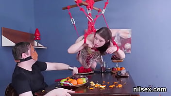 Foxy sweetie is brought in ass hole assylum for painful therapy