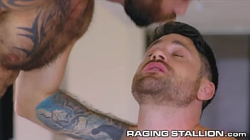 RagingStallion - Gorgeous BEAU BUTLER Top Scene ft Reign, Devin Franco, Chris Damned n&#039_MORE