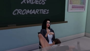 Sexy young teacher was creampied by her tricky student