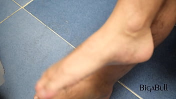 Very big straight boy feet