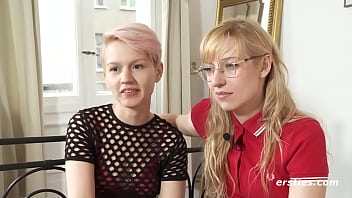 Blonde Babe Vicky Gives Natalia Her First Lesbian Bondage Experience