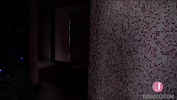 Feeling the pleasure of the slow piston, moaning pleasantly as she feels his cock for the first time in a long time.