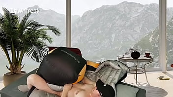 Guy Humps Giant Overfilled and Cums